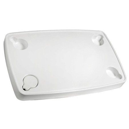 Table rectangulaire ABS blanc 81x51 cm | EAN 8033137149863 Ref 48.417.92