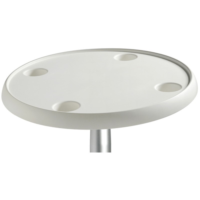 
Table materiau composite rond blanc 610 mm 
