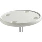 
Table materiau composite rond blanc 610 mm 
