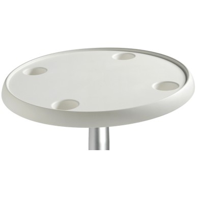 Table materiau composite rond blanc 610 mm | EAN 8033137149788 Ref 48.417.50