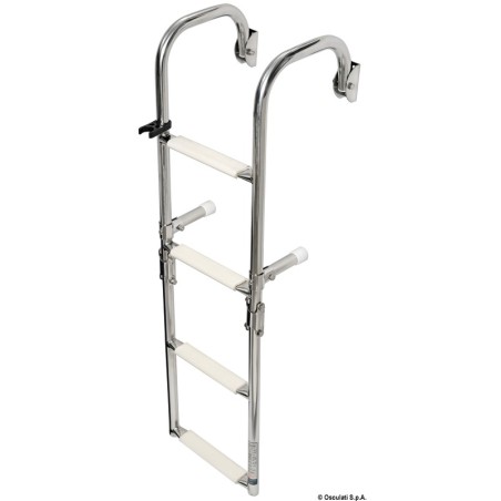 Echelle repliable fixations arrondies 5 marches | EAN 8033137152269 Ref 49.582.05