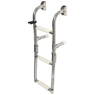 Echelle repliable AISI316 étroite 3 marches | EAN 8033137152221 Ref 49.572.33