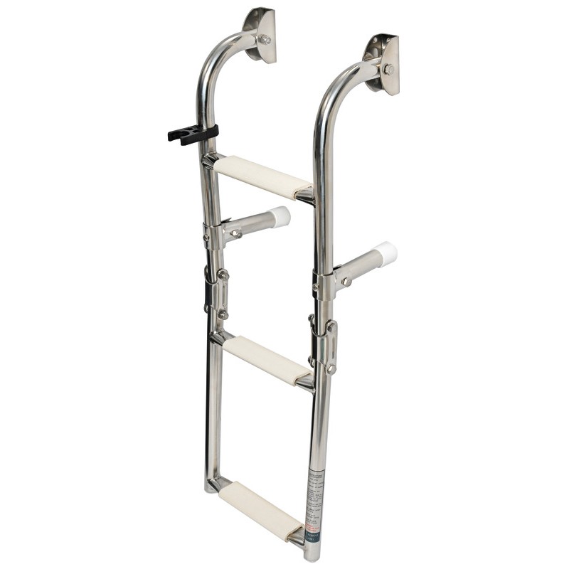 
Echelle repliable AISI316 étroite 3 marches 
