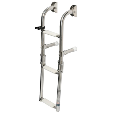 Echelle repliable AISI316 très étroite 3 marches | EAN 8033137152238 Ref 49.573.03