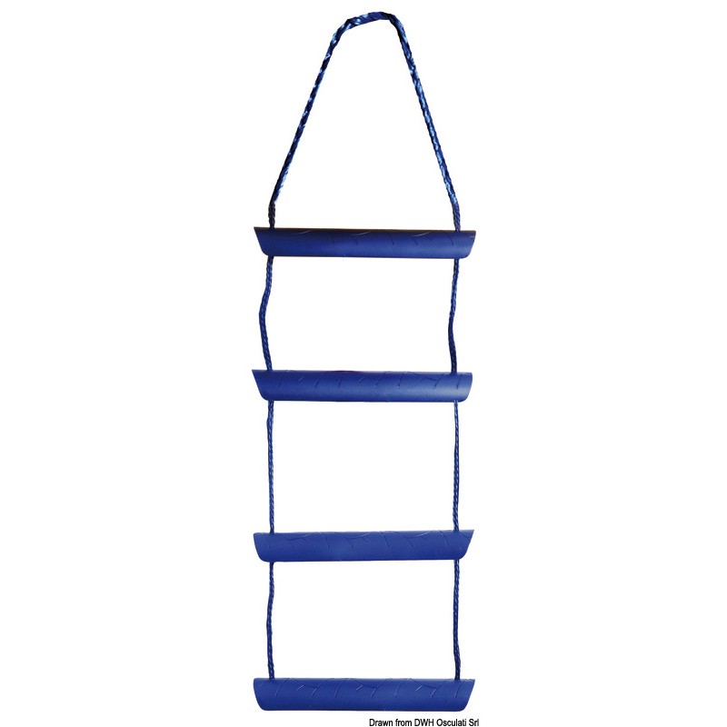 
Echelle corde nylon bleu 5 marches polycarbonate 
