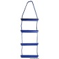 
Echelle corde nylon bleu 5 marches polycarbonate 
