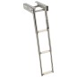 
Echelle télescop. escamot étroite AISI316 3 marche 

