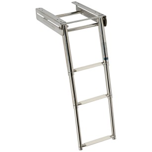 Echelle télescop. escamot standard AISI316 3marche | EAN 8033137151859 Ref 49.543.03