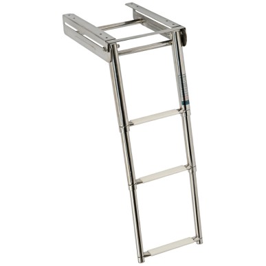 Echelle télescop. escamot standard AISI316 3marche | EAN 8033137151859 Ref 49.543.03