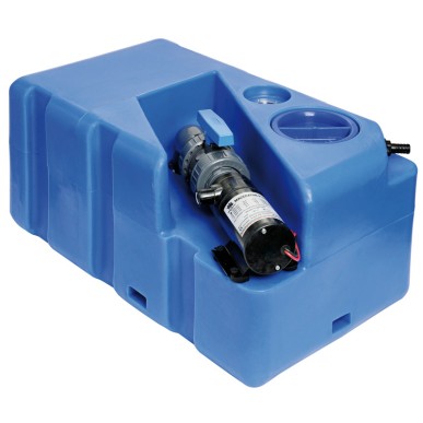 Réservoir eaux usées + broyer horizontal 60 l 12 V | EAN 8033137013119 Ref 50.147.65