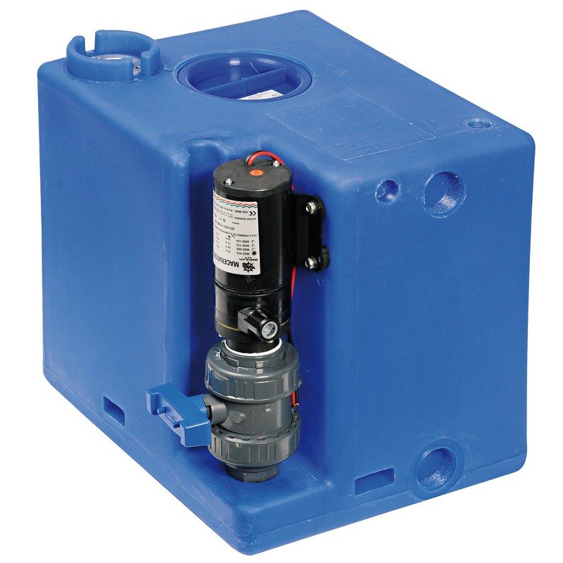 Réservoir eaux usées avec broyer 12 V 52 l
Réservoir eaux usées avec broyer 12 V 52 l