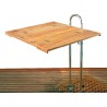 
Table teck pliant 70x80 cm 
