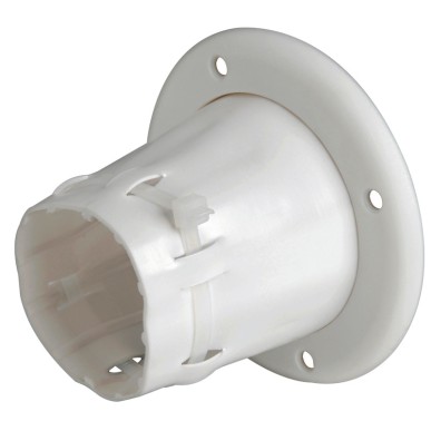 Passe-câble blanc en PVC