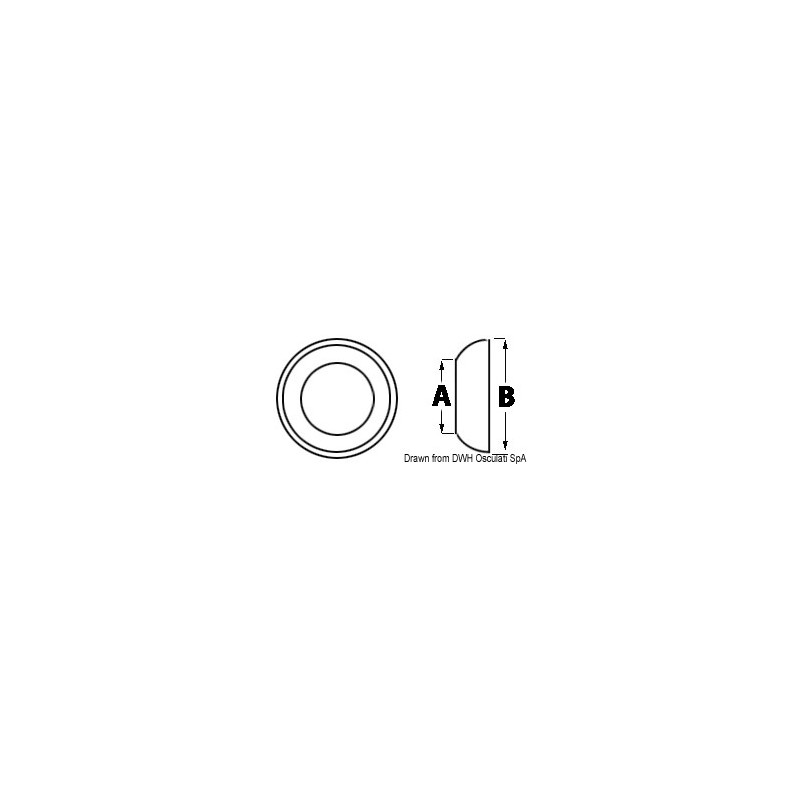 
Coupelle inox pour terminal Ø 3/4 mm 
