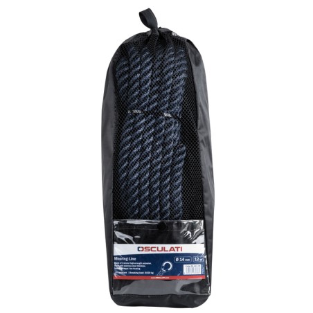 Ligne amarrage noir 16 mm x 12 m | EAN 8033137054891 Ref 06.443.06