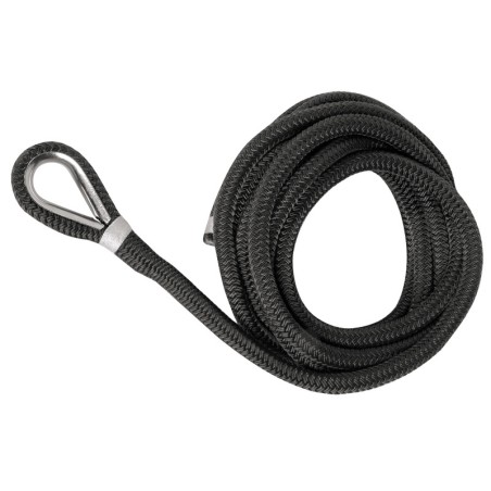 Ligne amarrage noir + épissure 16 mm x 11 m  | EAN 8033137044465 Ref 06.443.93