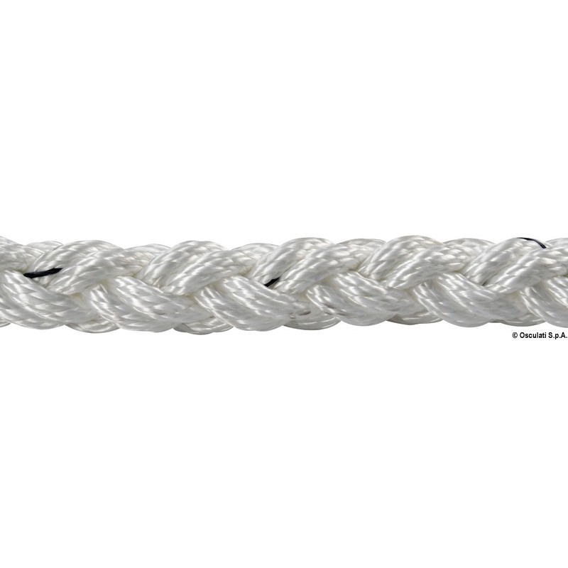 
Tresse Square Line bleu 22 mm 

