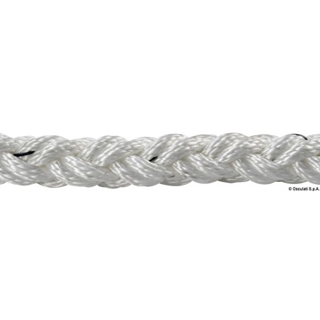 
Tresse polyester Square Line noir 18 mm 
