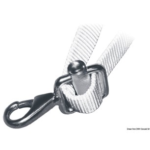 Mousqueton AISI 316 + boucle 25 mm | EAN 8033137081446 Ref 09.250.20