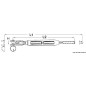 
Ridoir  sertir embout  sertir 3/8" câble 5 mm 
