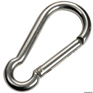 Mousqueton acier inoxydable AISI 316| EAN 8033137081248 Ref 09.190.10