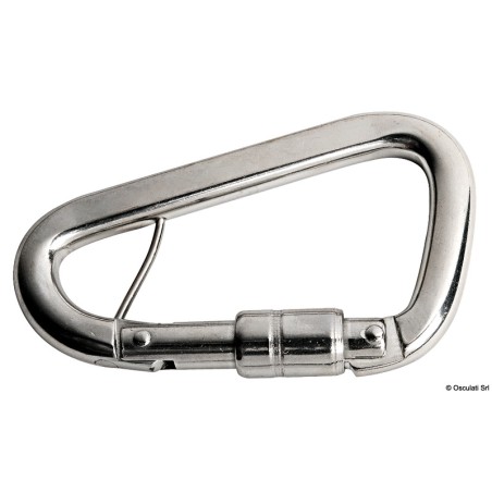 Mousqueton inox spécialement conçu harnais de sécurité| EAN 8033137081354 Ref 09.200.00