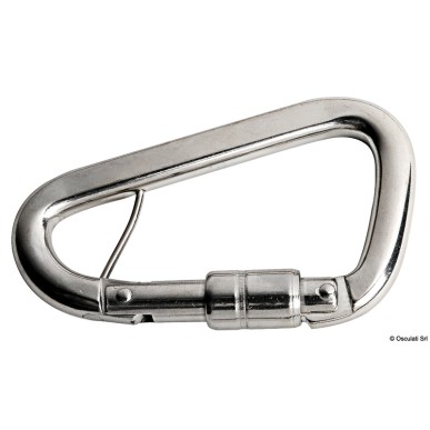 Mousqueton inox spécialement conçu harnais de sécurité| EAN 8033137081354 Ref 09.200.00