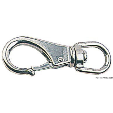 Mousquetons inox émerillon| EAN 8033137081453 Ref 09.251.00