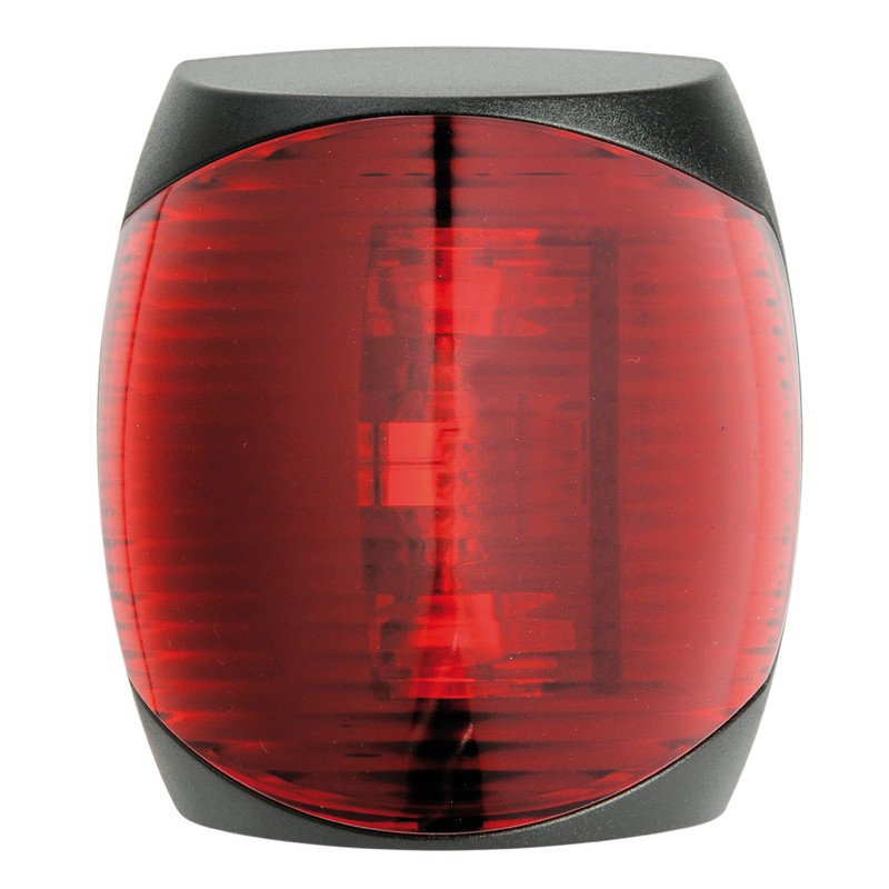 
Feu de navigation Sphera II rouge corp en noir 

