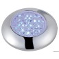 
Plafonnier étanche chromé  LED bleu 
