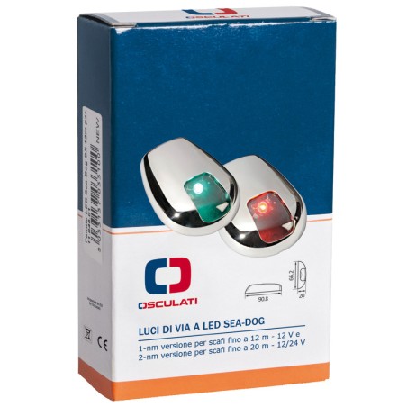 Feux de navigation LED Sea-Dog inox| EAN 8033137038297 Ref 11.049.01