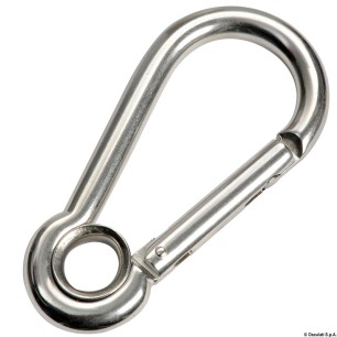 Mousqueton acier inoxydable AISI 316| EAN 8033137081279 Ref 09.191.06
