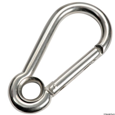 Mousqueton acier inoxydable AISI 316| EAN 8033137081279 Ref 09.191.06