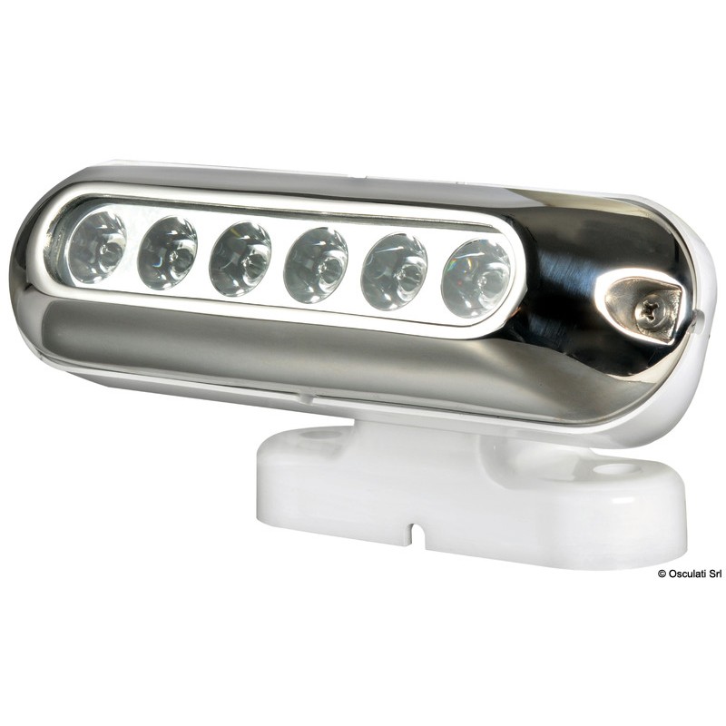 
Spot  LED avec 6 LED blanc, complet 
