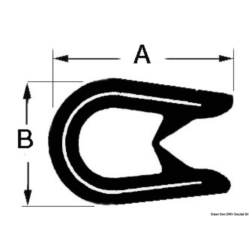 Profilé PVC noir semi-flexible armé 1,5x4 mm
Profilé PVC noir semi-flexible armé 1,5x4 mm