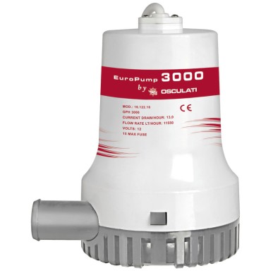 Pompe de cale immergée Europump II 3000 12 V | EAN 8033137094835 Ref 16.122.18
