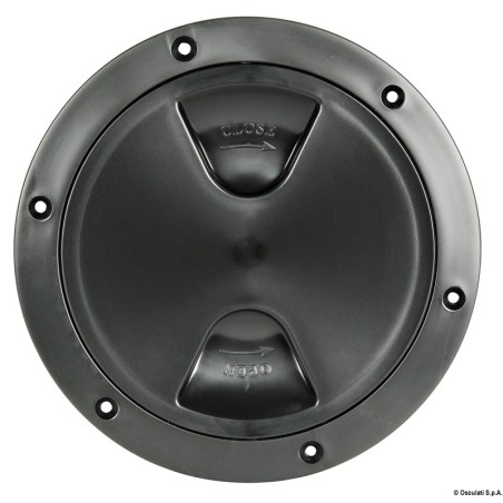 Bouchon inspection noir fermeture vis 125 mm | EAN 8033137109447 Ref 20.206.20