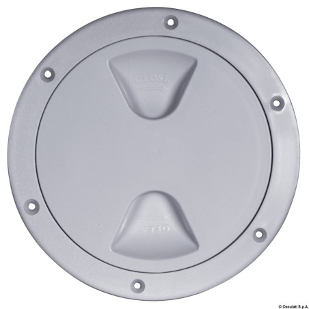 Bouchon inspection 4" gris RAL 7042 | EAN 8033137109393 Ref 20.204.30