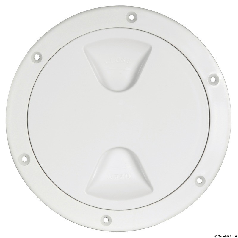 
Bouchon inspection blanc fermeture  vis 152 mm 
