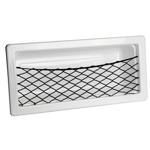 Poche latérale ABS blanc filet 540 x 244 x 120 mm | EAN 8033137038778 Ref 20.025.60