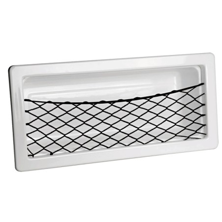 Poche latérale ABS blanc filet 540 x 244 x 120 mm | EAN 8033137038778 Ref 20.025.60