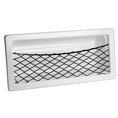 Poche latérale ABS blanc filet 540 x 244 x 120 mm | EAN 8033137038778 Ref 20.025.60