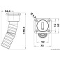 
Bouchon de nable Square Waste version longue 38 mm 
