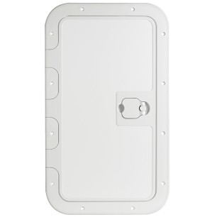 Trappe d'inspection blanc antidérapante 350x600 mm | EAN 8033137109935 Ref 20.302.00
