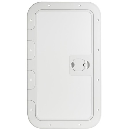 Trappe d'inspection blanc antidérapante 350x600 mm | EAN 8033137109935 Ref 20.302.00
