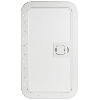 Trappe d'inspection blanc antidérapante 350x600 mm | EAN 8033137109935 Ref 20.302.00