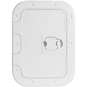 Trappe d'inspection blanc antidérapante 280x380 mm | EAN 8033137109911 Ref 20.301.00
