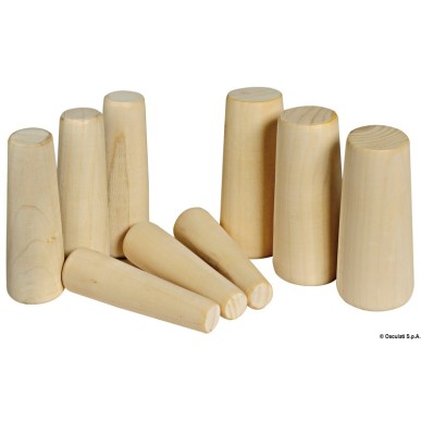 Jeu de 9 cônes bois de securité de 20 49 mm | EAN 8033137113024 Ref 22.803.81
