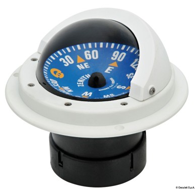 Compas 3" RIVIERA BZ1/AVB rose bleue/boîtier blanc | EAN 8033137114342 Ref 25.014.20