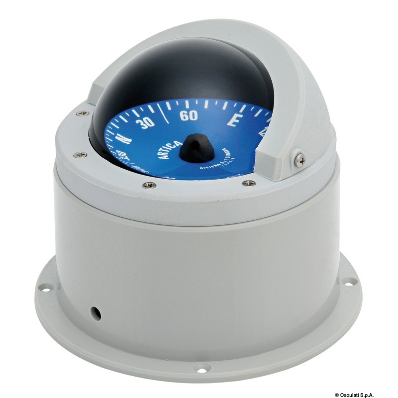 
Compas RIVIERA Vega BA3 avec rose bleu 
